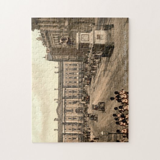 Puzzle Irlands, Uni grünes Dublin c1905 (Vertikal)