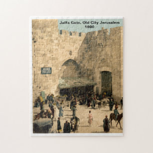 Puzzle: Jaffa Gate, Altes Jerusalem, Heiliges Land Puzzle