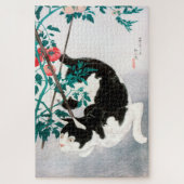 PUZZLE : JAPANESE WOODBLOCK : Tomatenkatze (Vertikal)