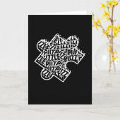 Puzzle Jigsaw Puzzle Hobby Spiel Karte (Gelbe Blume)