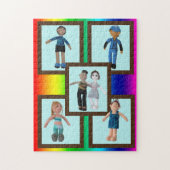 Puzzle - Junge und Mädchen (Vertikal)