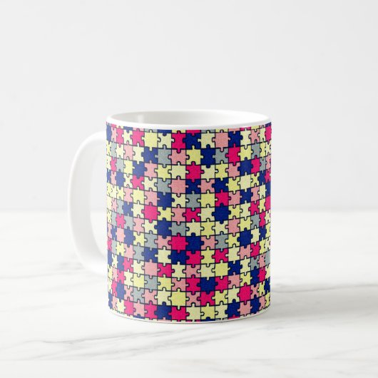 Puzzle Kaffeetasse (Vorderseite Links)