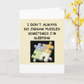 Puzzle Karte (Gelbe Blume)