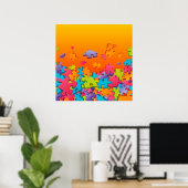 Puzzle-Kartenmuster Poster (Heimbüro)