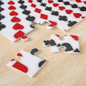 Puzzle: Kartenspielen Anzüge: Spiralmuster Puzzle (Seite)