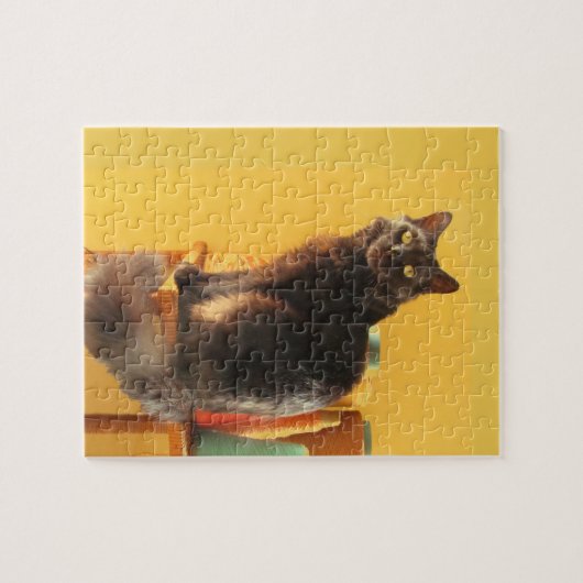 Puzzle - Katze und Garne (Horizontal)