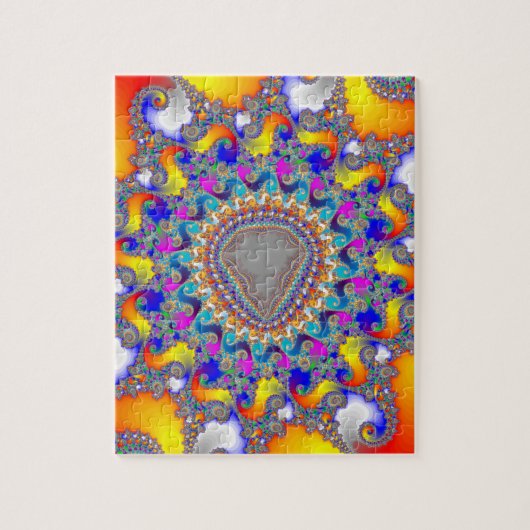 Puzzle: Komplexes Fraktal Design Puzzle (Vertikal)