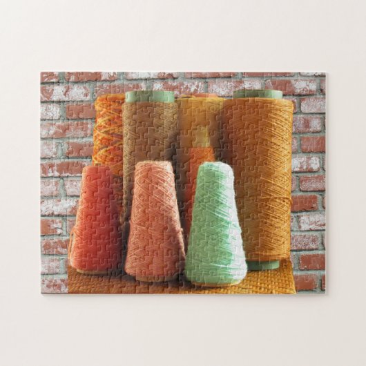 Puzzle - Köpfe aus Garn (Horizontal)