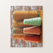 Puzzle - Köpfe aus Garn (Vertikal)