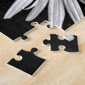 Puzzle-Kunst aus schwarz-weißem Foto Puzzle (Seite)