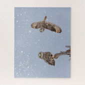 Puzzle kurz-Eared Owls Jigsaw (Vertikal)