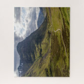 Puzzle Landschaft Schottlands - Glencoe Valley 2 (Vertikal)