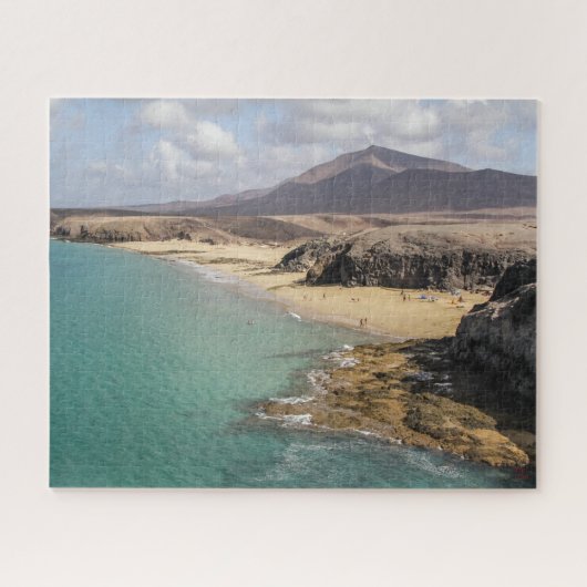 Puzzle Landschaft von Lanzarote - Papagayo (Horizontal)