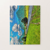 Puzzle landschaftlich Artist Painted Landscape Mou (Vertikal)