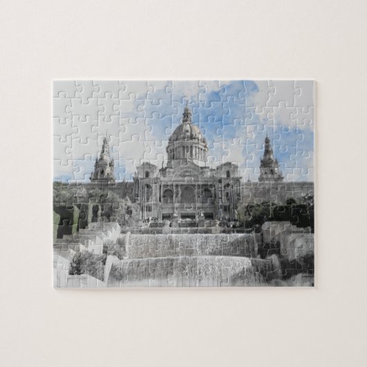 Puzzle Landschaftliche Stadt Madrid - Spanien - Ur (Horizontal)