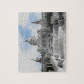 Puzzle Landschaftliche Stadt Madrid - Spanien - Ur (Vertikal)