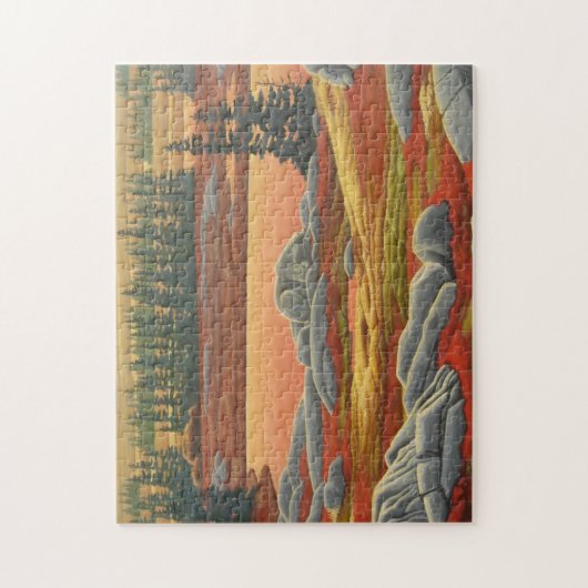 Puzzle Landschaftsmalerei - Puzzle Art's Polar Bea (Vertikal)