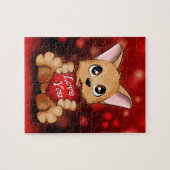 Puzzle Le chiot t'aime (Horizontal)