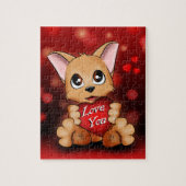 Puzzle Le chiot t'aime (Vertikal)