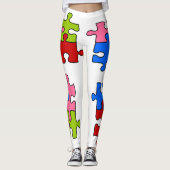 Puzzle-Leggings Leggings (Vorderseite)
