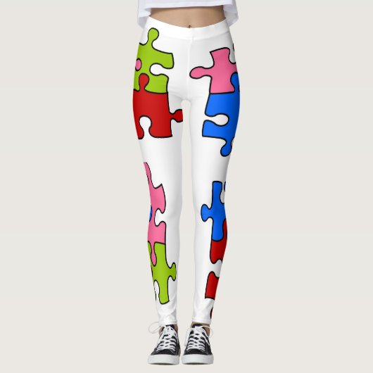 Puzzle-Leggings Leggings (Vorderseite)