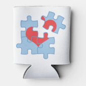 Puzzle Liebe Dosenkühler (Vorderseite)
