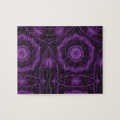 Puzzle lila geometrischer Kunst (Horizontal)