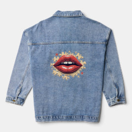 Puzzle Lips Jeansjacke