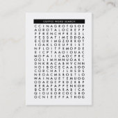 Puzzle-Lochkarte Treuekarte (Vorderseite)