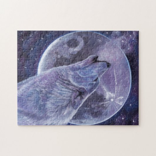 Puzzle - Lone Wolf von Michaeline McDonald (Horizontal)