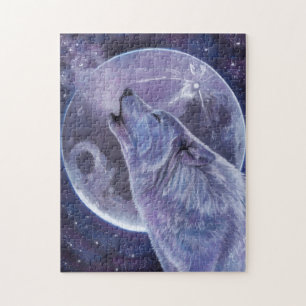 Puzzle - Lone Wolf von Michaeline McDonald