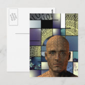 Puzzle Man Postkarte (Vorne/Hinten)