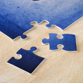 Puzzle "Man Silhouette on Blue" (Seite)
