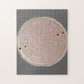 Puzzle - Manhole-Abdeckung (Vertikal)