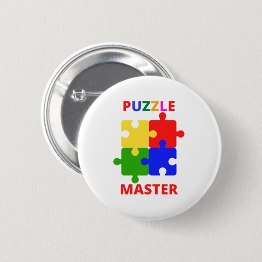 Puzzle Master Button (Vorne & Hinten)