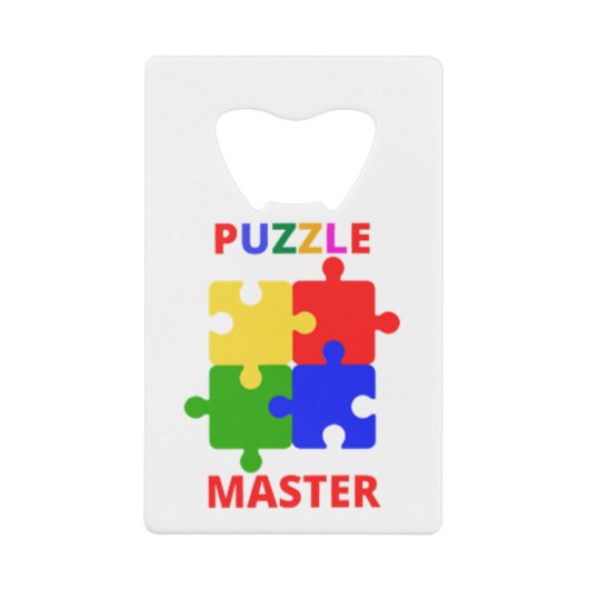 Puzzle Master Geldbeutel Flaschenöffner (Vorderseite)