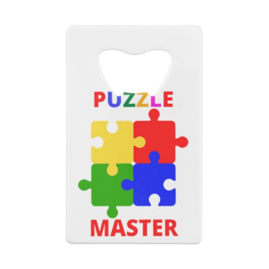 Puzzle Master Geldbeutel Flaschenöffner (Rückseite)