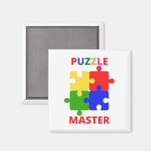 Puzzle Master Magnet (Vorderseite/Rückseite)