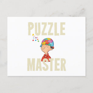 Puzzle Master Postcard Postkarte