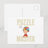 Puzzle Master Postcard Postkarte (Vorne/Hinten)