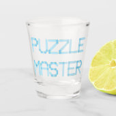 PUZZLE MASTER SCHNAPSGLAS (Vorderseite)