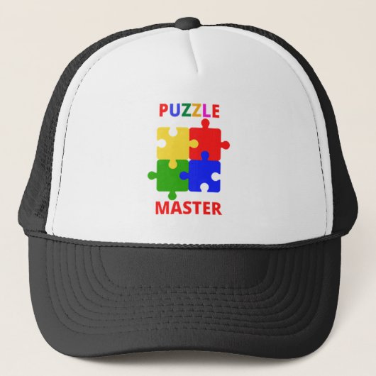 Puzzle Master Truckerkappe (Vorderseite)