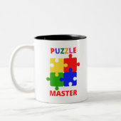 Puzzle Master Zweifarbige Tasse (Links)