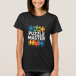 Puzzle-Meister-Jigsaw-Enthusiasten T-Shirt