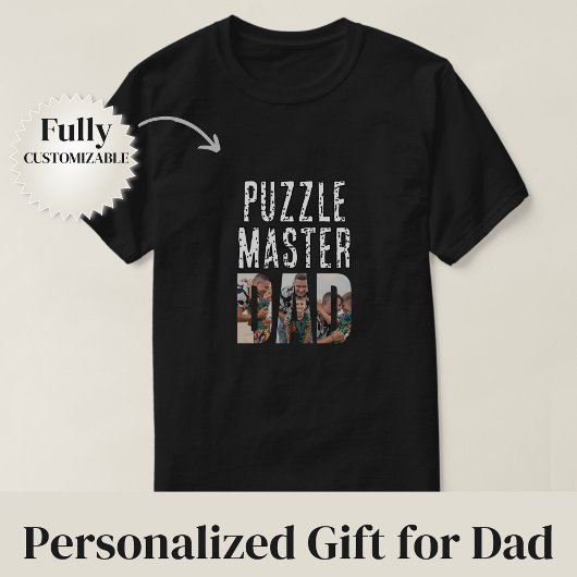 Puzzle-Meister-Vater T-Shirt