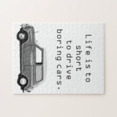 Puzzle Mini Cooper Das Leben ist kurz (Horizontal)
