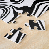 Puzzle mit abstrakten Wellen - Farben nach Maß (Seite)