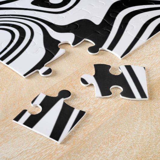 Puzzle mit abstrakten Wellen - Farben nach Maß (Seite)