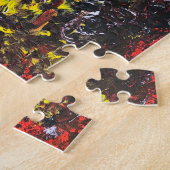 Puzzle mit abstrakter Malerei (Seite)