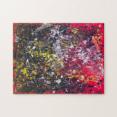 Puzzle mit abstrakter Malerei (Horizontal)